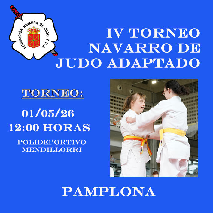IV Torneo Navarro de Judo Adaptado. Pamplona 01-05-26